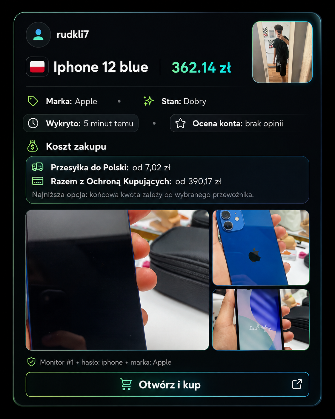 Oferta iPhone 12 blue